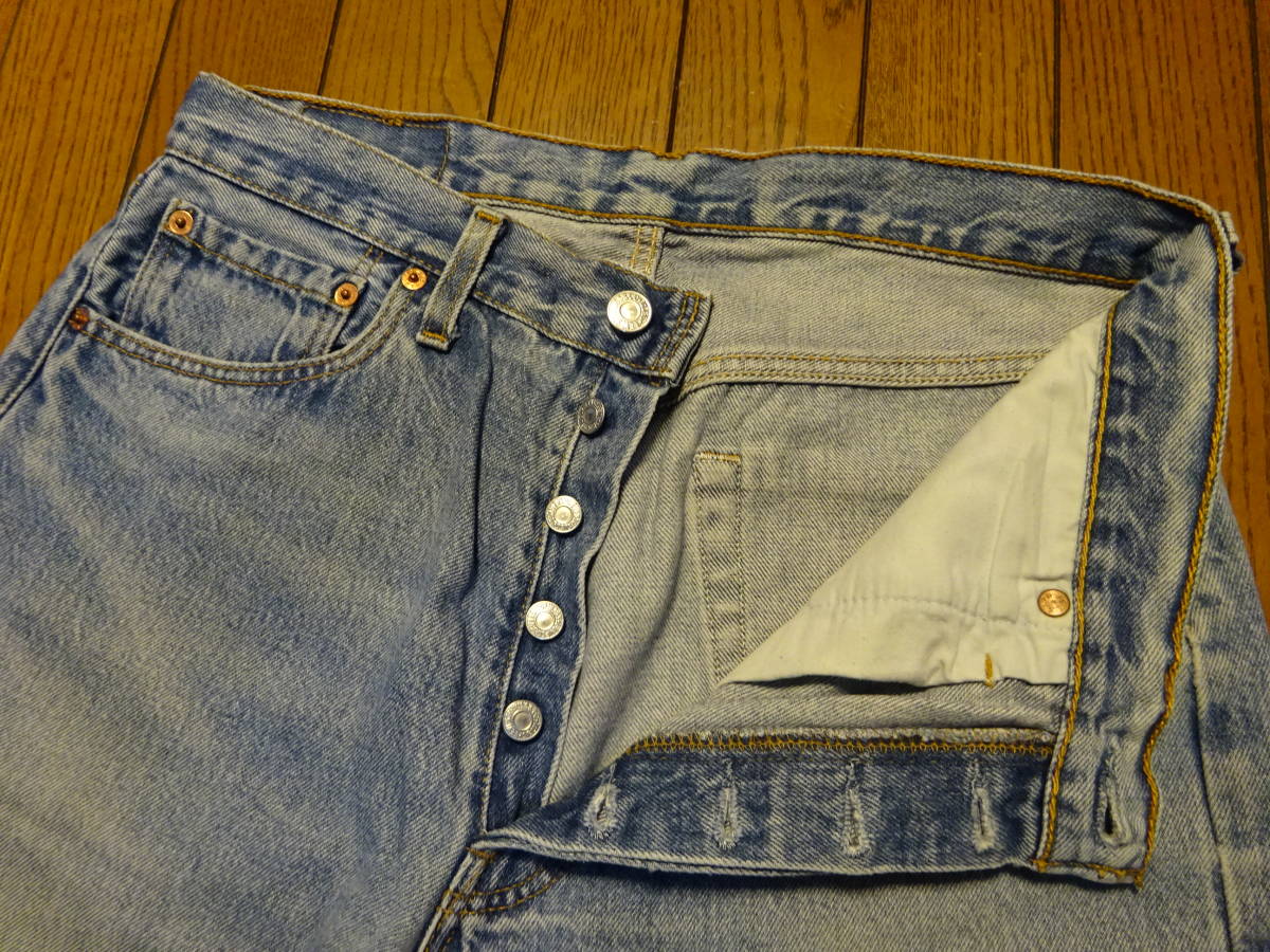 ★リーバイス Levi’s 501 スモールe ボタンフライ W33 used品★_画像2