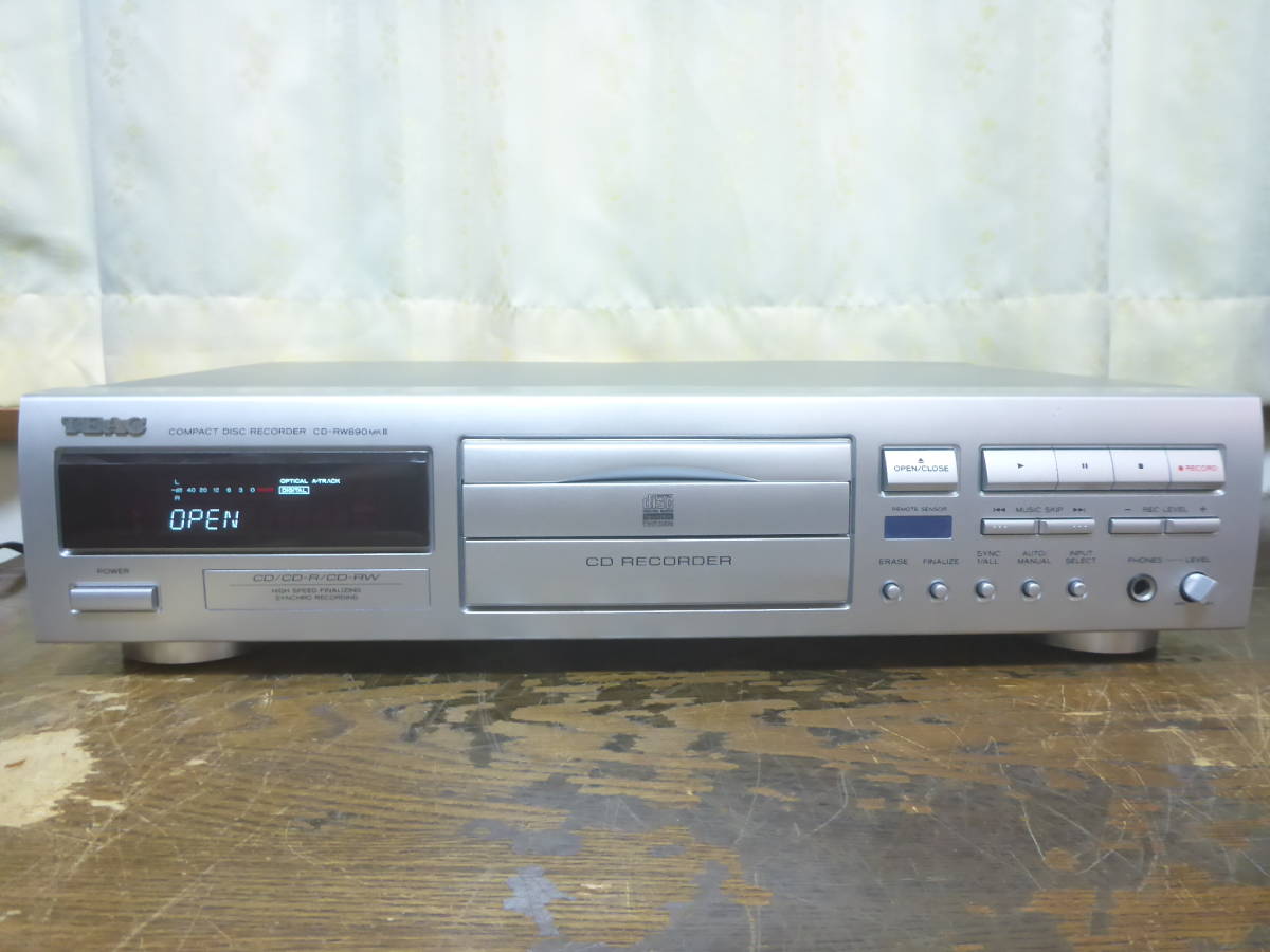 TEAC CD-RW890mk2 CDレコーダー ティアック 2_画像1