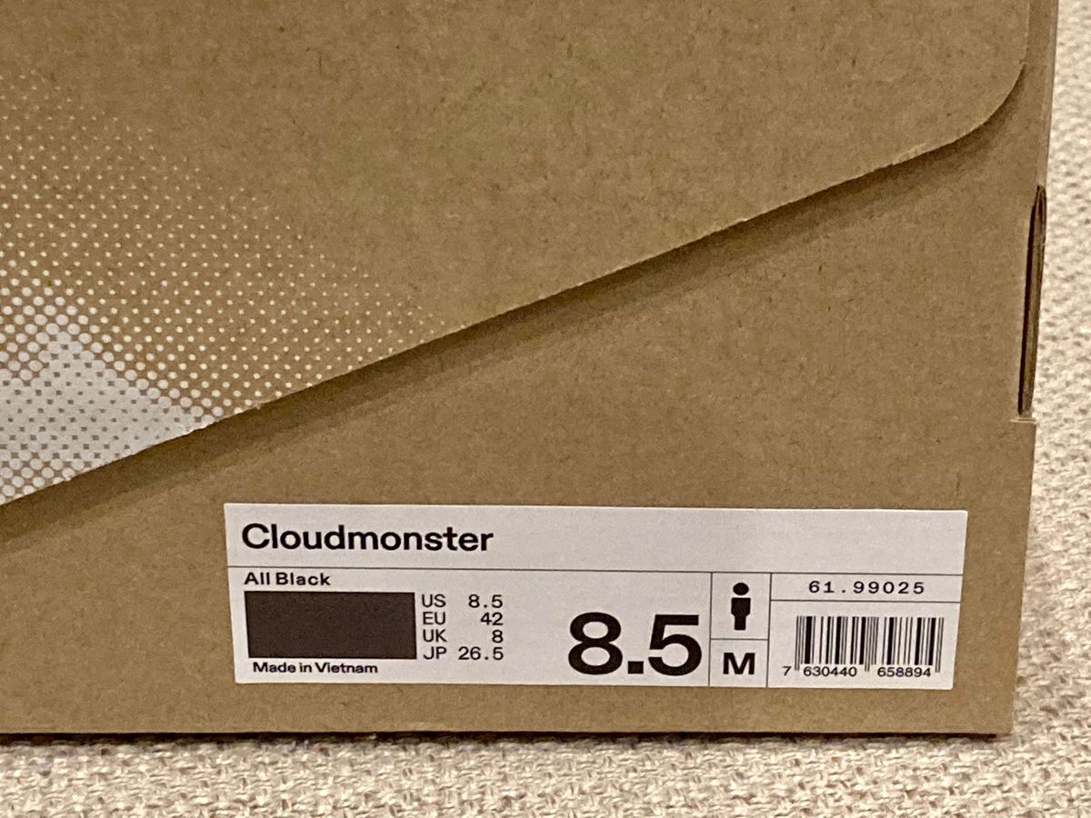 On Cloudmonster クラウドモンスター 26.5cm