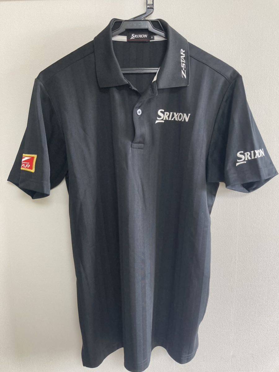 スリクソン ポロシャツ 半袖 srixon ゴルフ Mサイズ 黒_画像1