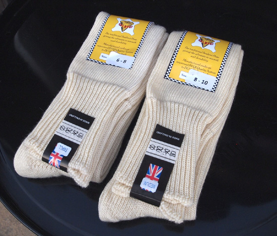 英国製 GOLDTOP ENGLAND ゴールドトップ 本格的 ロッカーズ ソックス ウール ロング シーブート オーバー ソックス Sea Boot Socks [UK6-8]_出品サイズは[UK6-8]です