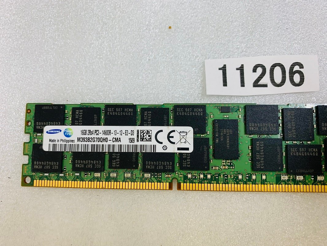 SAMSUNG PC3-14900R 16GB DDR3 デスクトップ用 メモリ DDR3-1866 16GB DDR3L Registered ECC サーバー用 メモリ_画像1