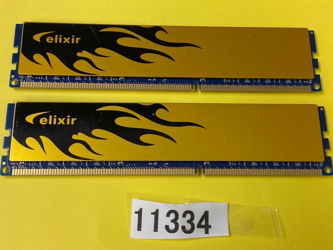 CFD ELIXIR PC3-12800U 8GB 4GB 2枚 DDR3 デスクトップ用 メモリ DDR3-1600 4GB 2枚 240ピン PC3 12800 8GB DDR3 DESKTOP RAM_画像3