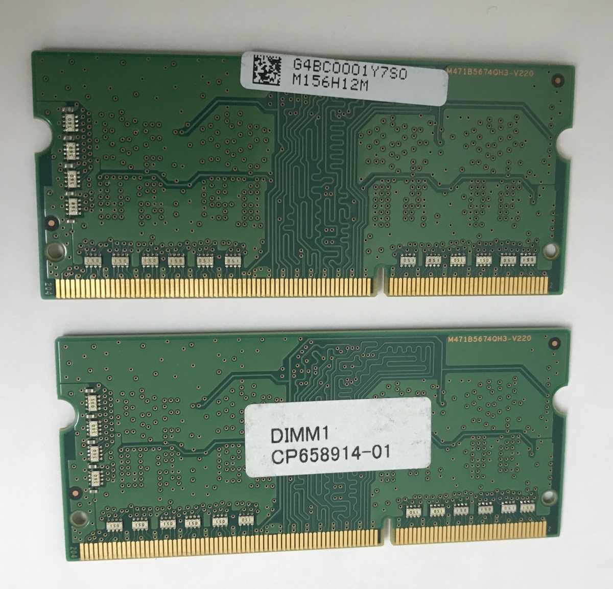 SAMSUNG 1RX16 PC3L-12800S 4GB 2GB 2枚組 1セット 4GB DDR3L ノートPC用 メモリ 204ピン DDR3L-1600 2GB 2枚 DDR3L LAPTOP RAM_画像2