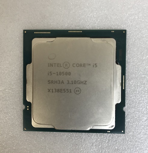 CPU インテル Core i5-10500 3.10GHz SRH3A LGA1200 i5第10世代 プロセッサー Intel Core i5 10500 中古動作確認済み_画像1