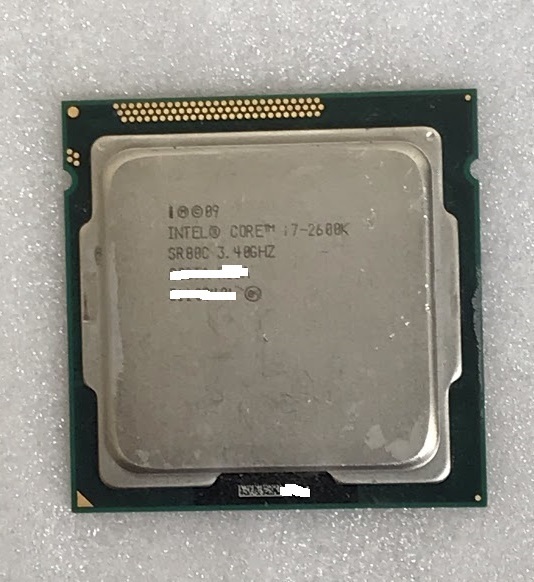 CPU インテル Core i7-2600K 3.40GHz SR00C LGA1155 Intel Core i7 第2世代 プロセッサー 中古 動作確認済み_画像1