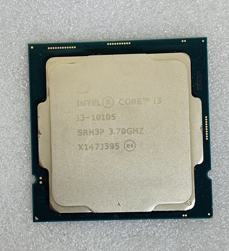 CPU インテル Core i3-10105 3.70GHz SRH3P LGA1200 core i3 第10世代 プロセッサー Intel Core i3 10105 中古 動作確認済み