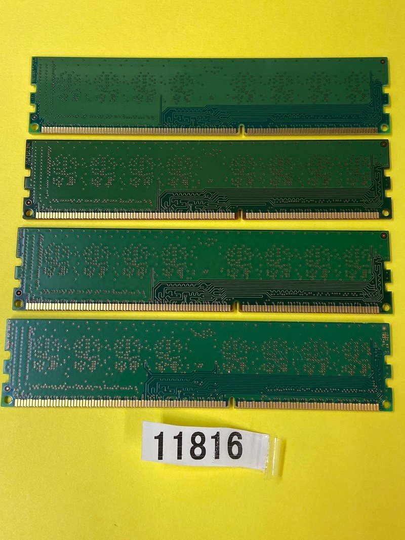 SAMSUNG 1Rx8 PC3-12800U 16GB 4GB 4枚 16GB DDR3 デスクトップ用 メモリ DDR3-1600 4GB 4枚 セット 240ピン ECC無し DDR3 DESKTOP RAM_画像3