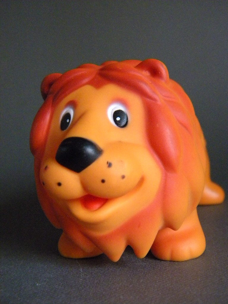 当時物 ★★LION コインバンク sofvi ライオン !! 貯金箱 おまけ景品 ソフビ 富士銀行 伸縮タイプ 動物園 ミニソフビ★★「定形外/LP可」_画像10