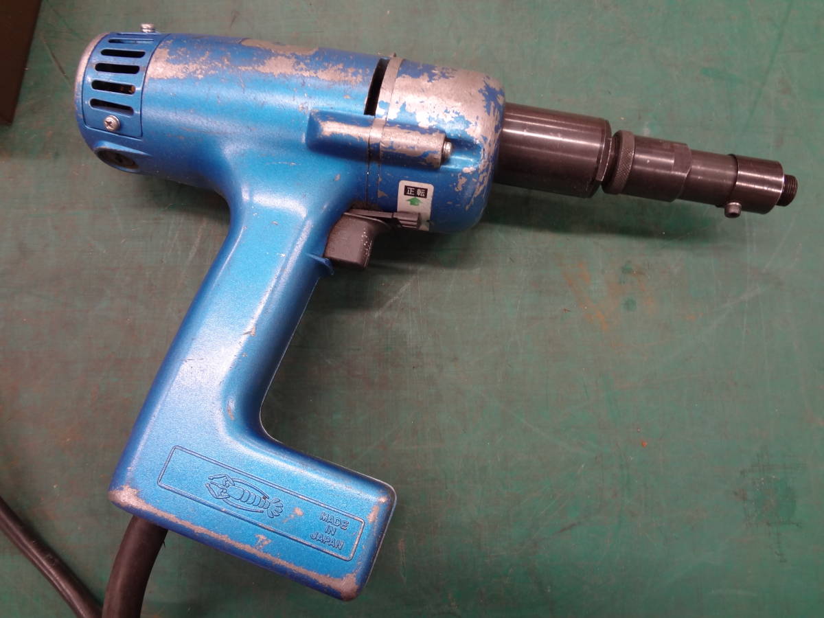 □ロブテックス ROBSTER 電気ナッター EN-410 エビ かしめ作業 □ロブテックス ROBSTER 電気ナッター EN-410 エビ かしめ作業