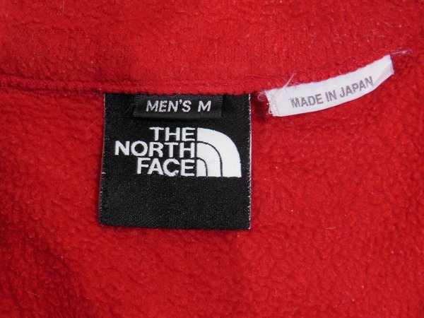 ノースフェイスTHE NORTH FACE■ポーラテック フリースジャケット プルオーバー ハーフジップ 日本製 NL-3170■M■レッド ※NK3n17040_画像4