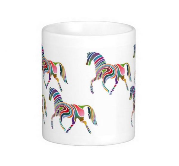 「 虹の馬のイラスト 」のマグカップ 2