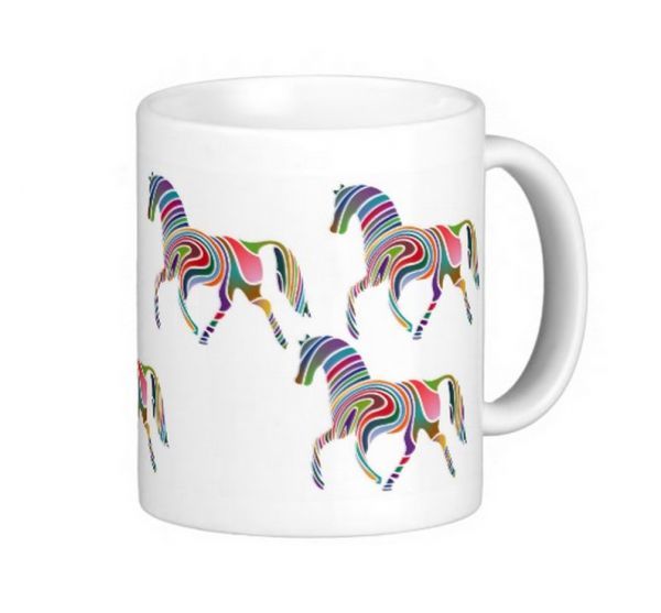 「 虹の馬のイラスト 」のマグカップ 2