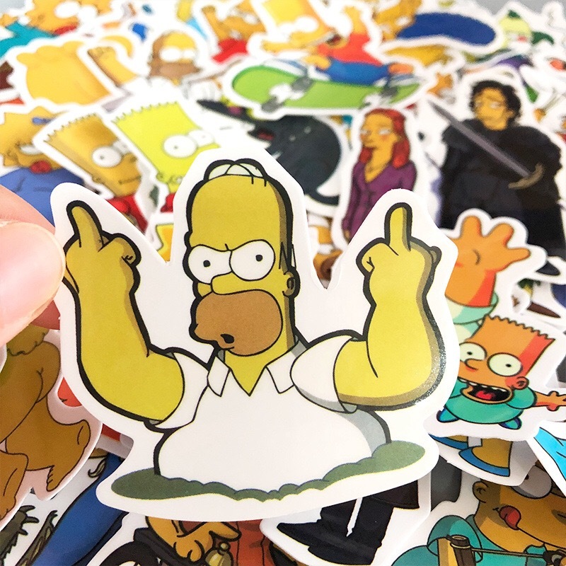 たっぷり　お得セット　The Simpsons ザ・シンプソンズ ステッカー50枚セット_画像5