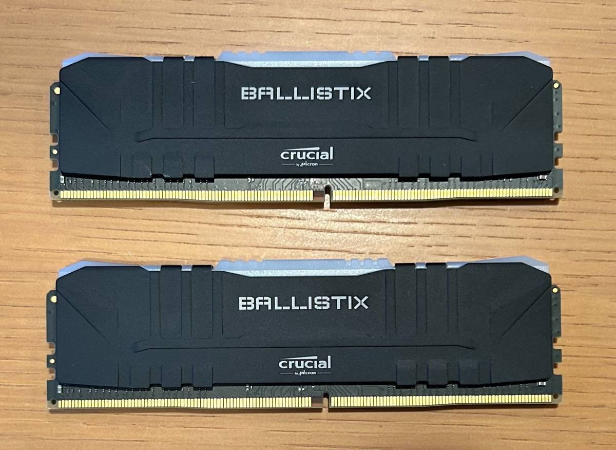 crucial BALLISTIX GAMING MEMORY RGB / DDR4 3600MHz / 8GB×2 / PC4-28800 / 動作確認済み / 型番BL2K8G36C16U4BL_画像4