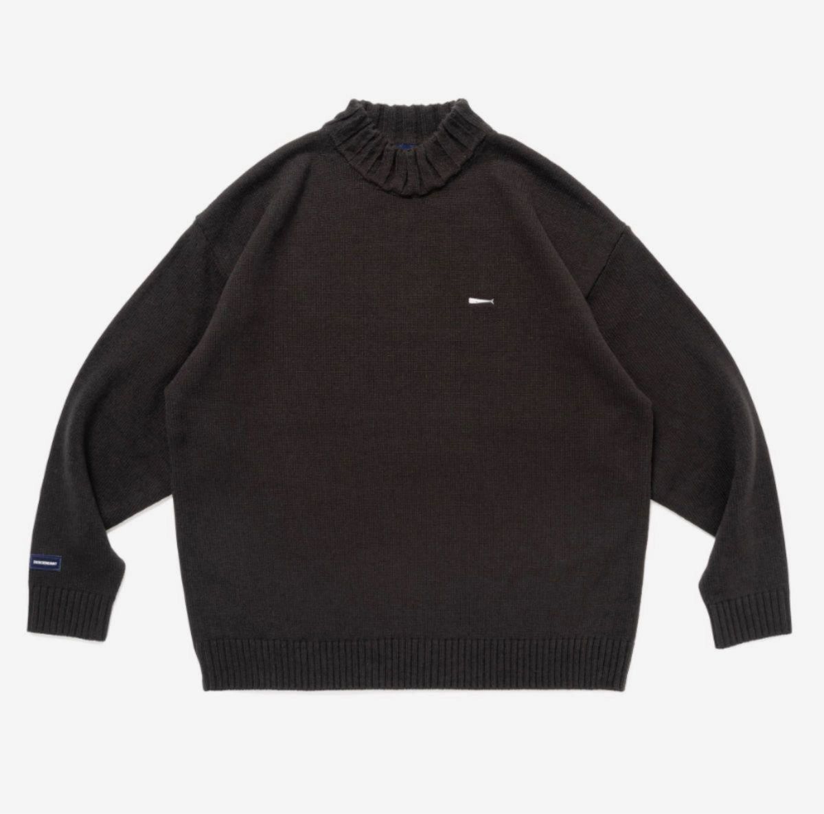 Sサイズ DESCENDANT STRAND MOCK NECK KNIT ディセンダント Sサイズ DESCENDANT STRAND MOCK NECK KNIT ディセンダント