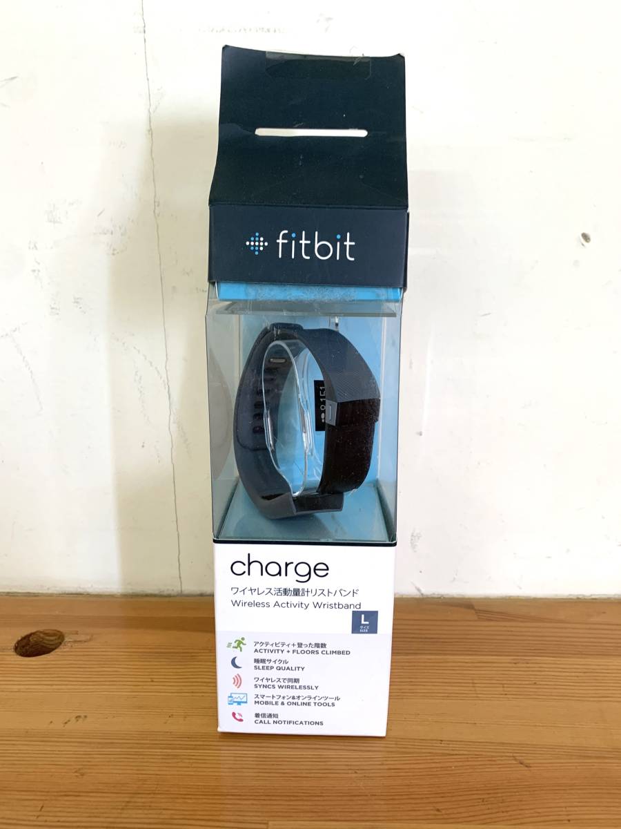 Fitbit フィットビット FB404SLL-JPN ワイヤレス活動量計＋睡眠計リストバンド Charge Large Slate ジャンク_画像1