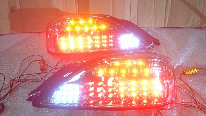 S15 Silvia全LED尾燈清晰處理 原文:S15 シルビア　フル　LED　テールランプ　クリア　加工