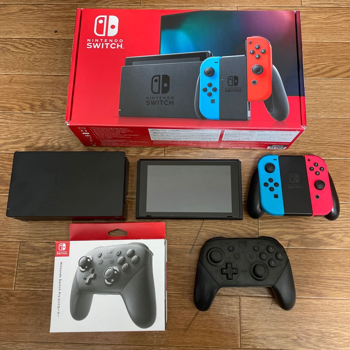 Nintendo Switch +プロコンJoy-Con （L）ネオンブルー/（R）ネオン