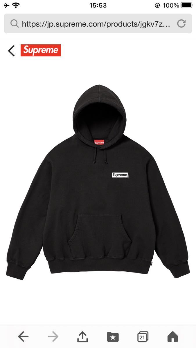 ★新品即決★送料込★23FW supreme catwoman hooded sweatshirt黒Lサイズ/シュプリーム