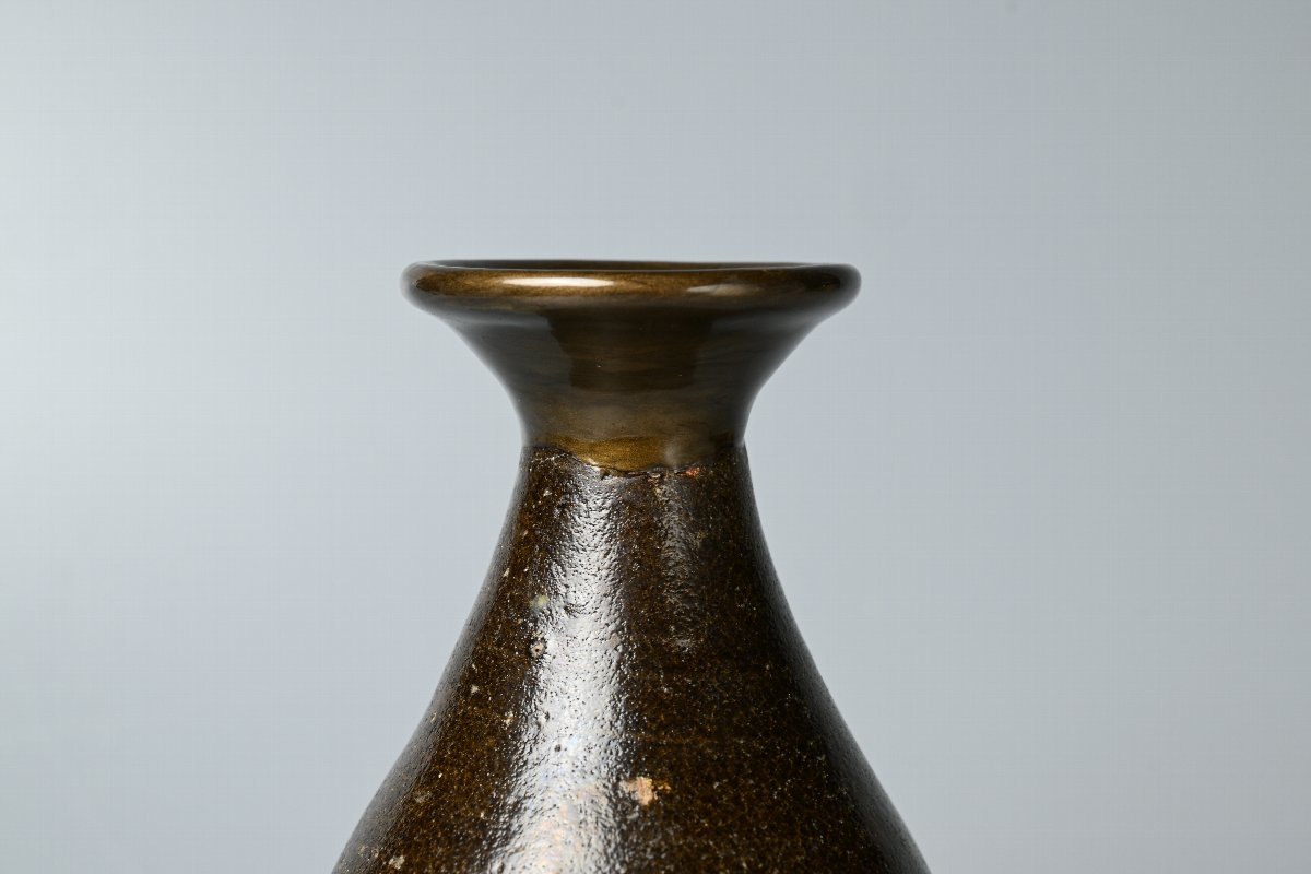 [ old Karatsu sake bottle sake cup and bottle peach mountain ~ Edo era previous term about ]