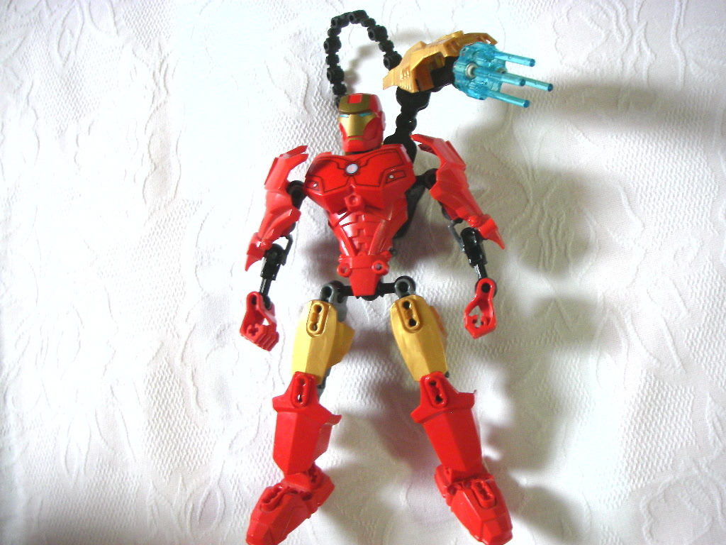  Lego block Bionicle Ironman LEGO 4529 Lego super hero records out of production goods technique ball 