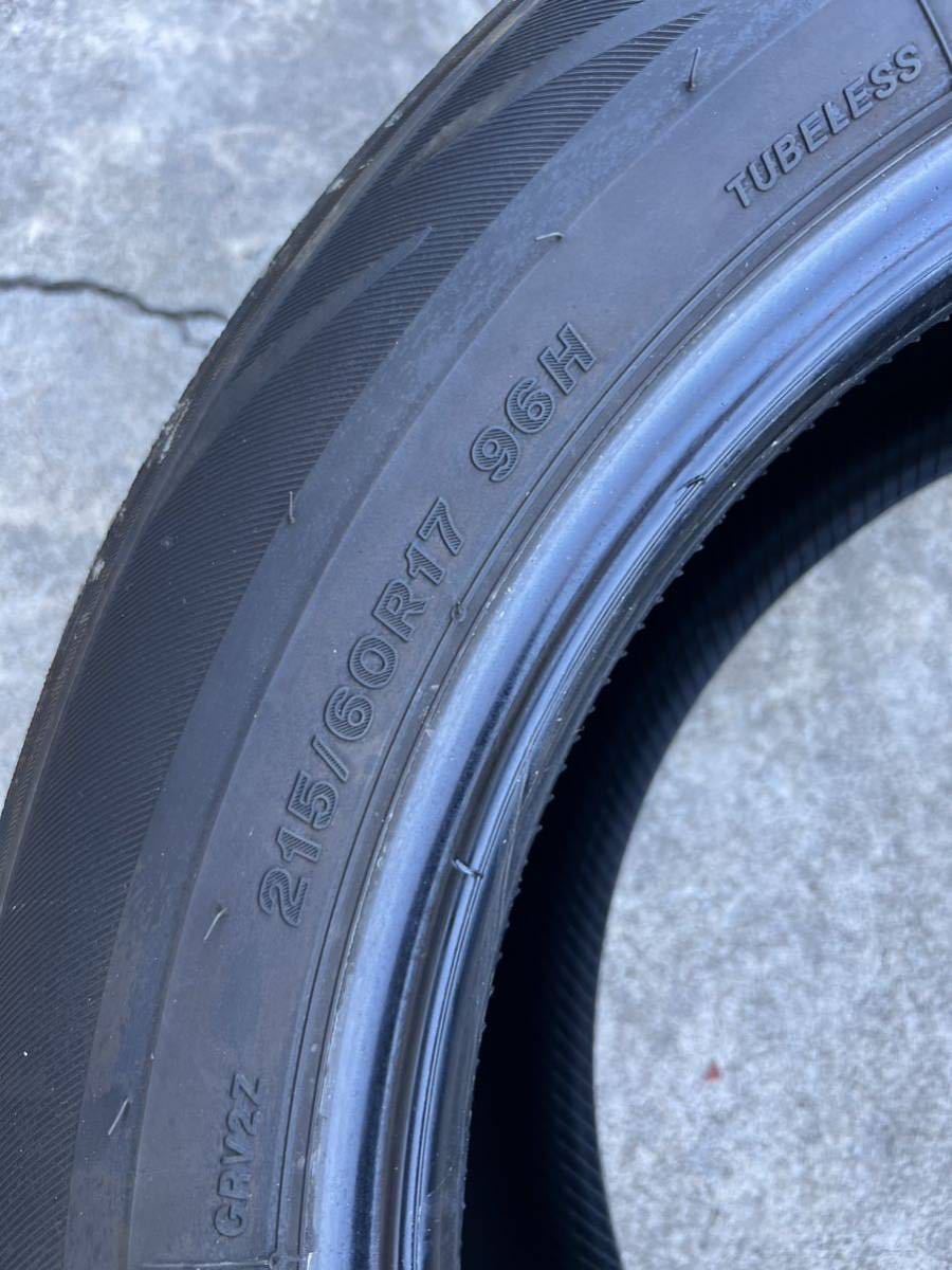 BRIDGESTONE ブリヂストン REGNO レグノ GRV2 2019年製 215/60R17 中古 タイヤ_画像4