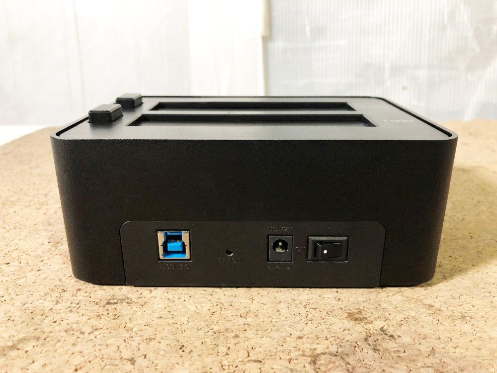 ★ 中古★玄人志向 HDD/SSDスタンド 2.5・3.5 SATA HDD Docking Station 2台搭載可能【KURO-DACHI/CLONE+ERASE/U3】CIIQ_画像5