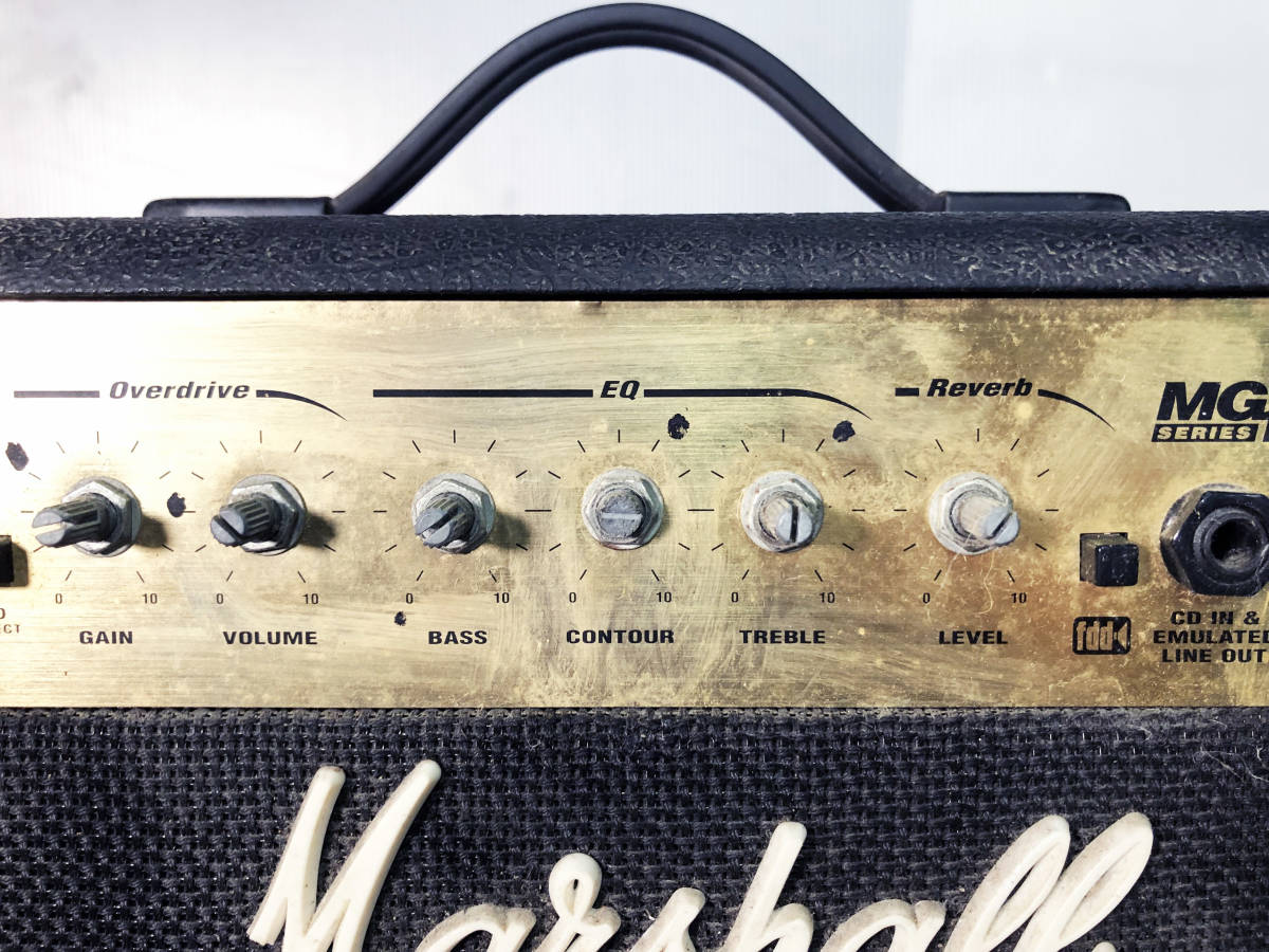 ◎★ 中古★Marshall/マーシャル　ギターアンプ　コンパクトアンプ　音楽機材　ヤマハ【MG15CDR】CHAK_画像4