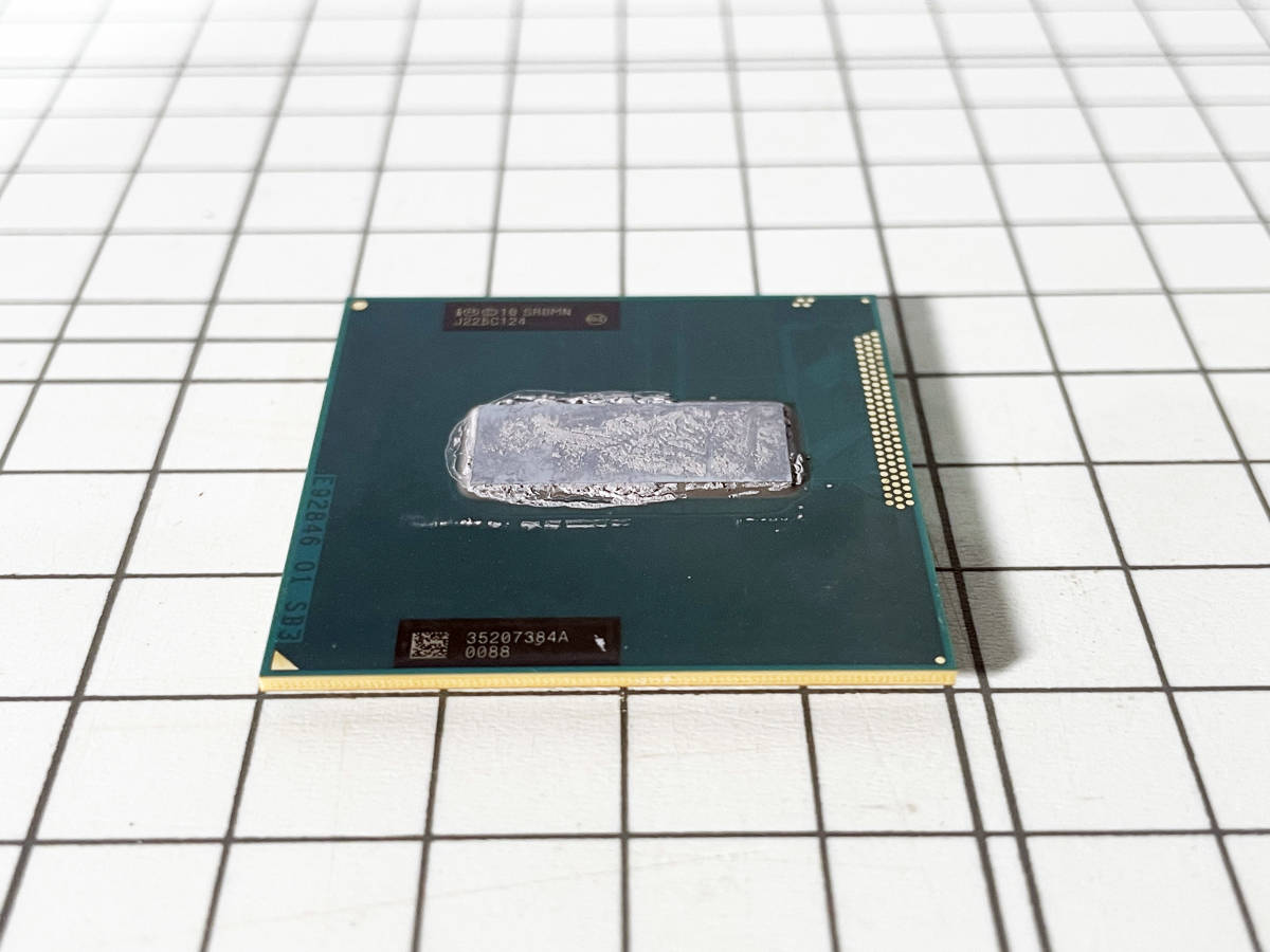 ★ 中古★Intel Core　 ノートパソコン用CPU　2.3GHz TB 3.3GHz【i7-3610QM】CHHA_画像4