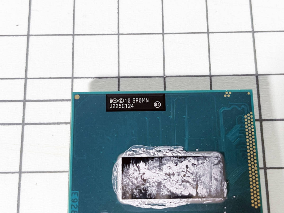 ★ 中古★Intel Core　 ノートパソコン用CPU　2.3GHz TB 3.3GHz【i7-3610QM】CHHA_画像2