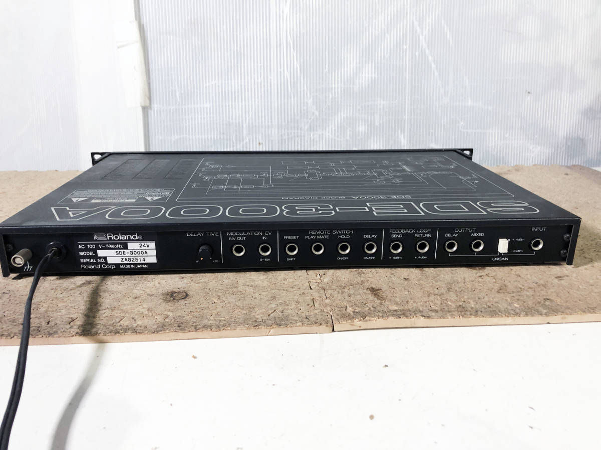 ★ 中古★Roland ローランド SDE-3000A デジタルディレイ オーディオ機器【SDE-3000A】CJQV_画像6