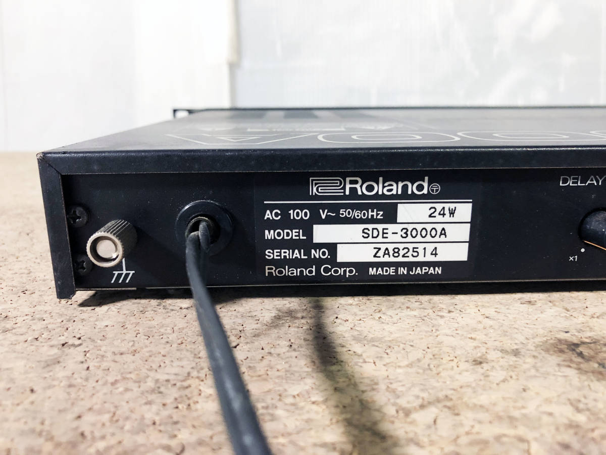 ★ 中古★Roland ローランド SDE-3000A デジタルディレイ オーディオ機器【SDE-3000A】CJQV_画像7