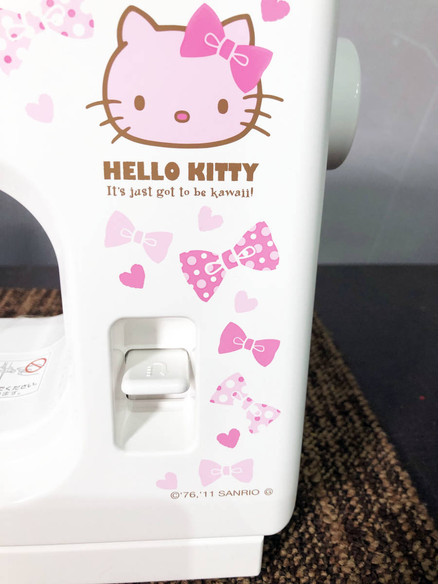 ◎★ 中古★JANOME ハローキティ HELLO KITTY KT-W コンパクトミシン【JANOME Model 525】CEQ8_画像5