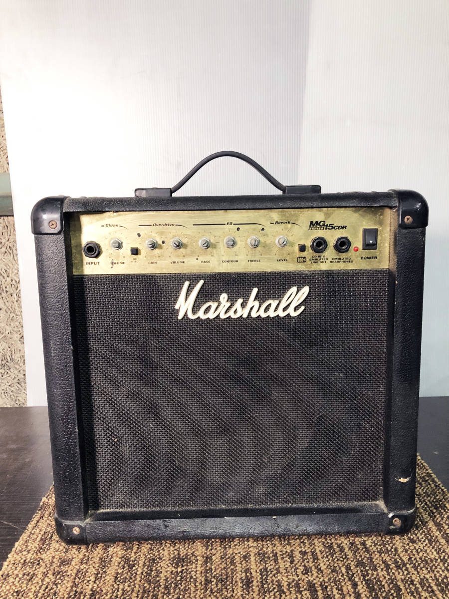 ◎★ 中古★Marshall/マーシャル　ギターアンプ　コンパクトアンプ　音楽機材　ヤマハ【MG15CDR】CHAK_画像1