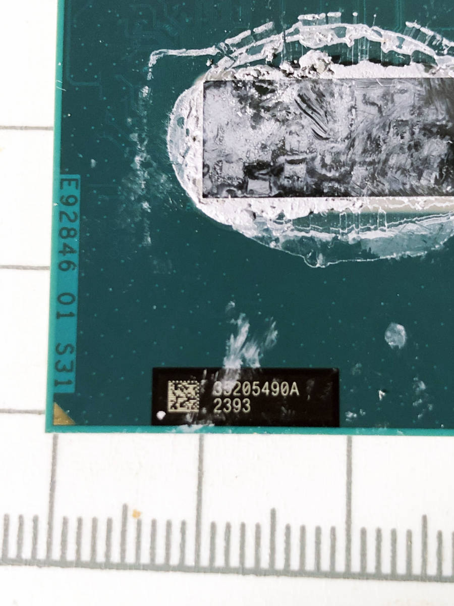 ★ジャンク扱い品 中古★Intel Core i7-3610QM ノートパソコン用CPU【i7-3610QM】CHNE_画像3