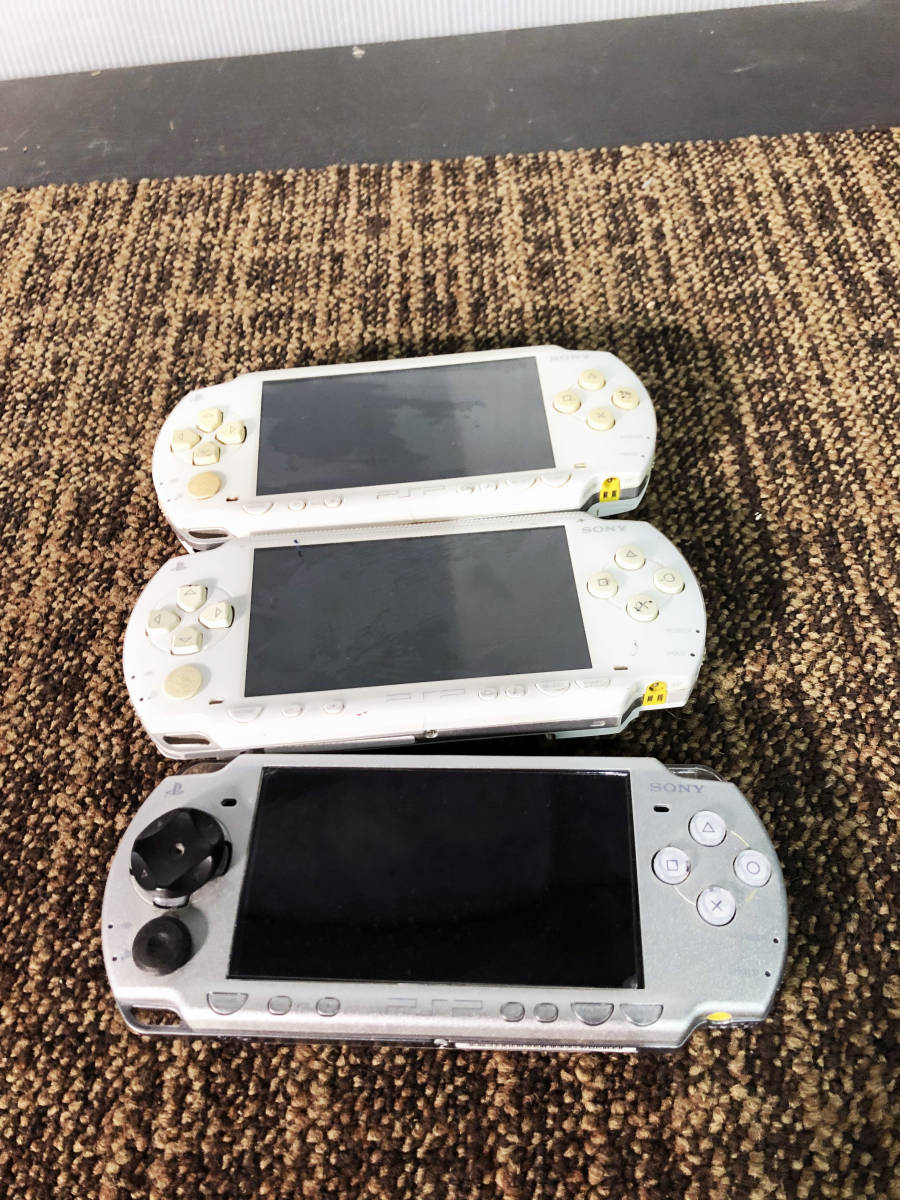 ◎★ジャンク扱い品 中古★SONY/ソニー　3台セット　PlayStation Portable　プレイステーションポータブル　【PSP-1000/PSP-2000】CI5Q_画像1