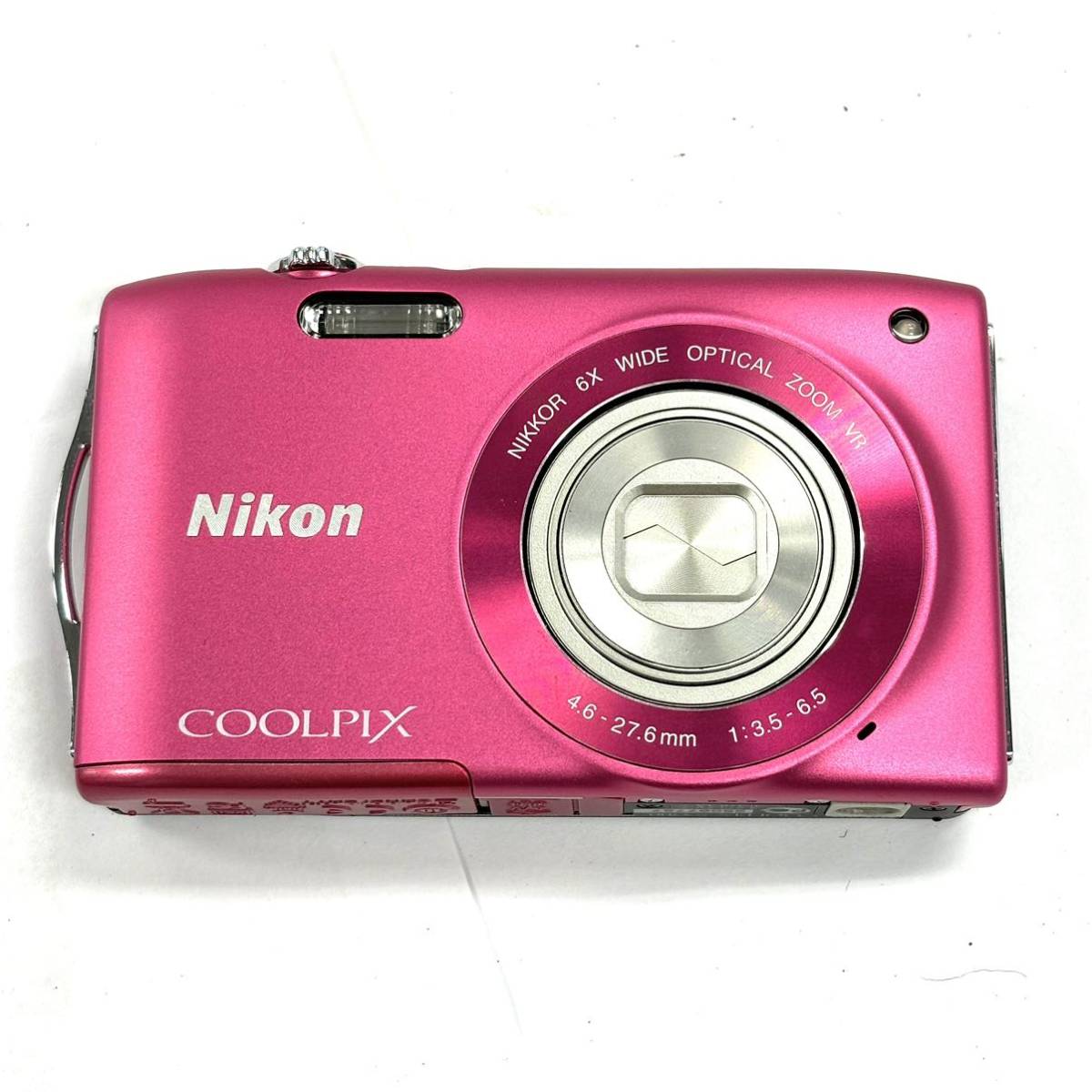 H2615 カメラ まとめ デジカメ Nikon ニコン COOLPIX S3300 NIKKOR 4.6-27.6mm 1:3.5-6.5 A10 4.6-23.0mm 1:3.2-6.5 ジャンク品 中古_画像8