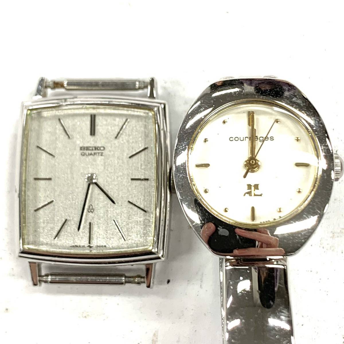 E039 腕時計 まとめ　SEIKO セイコー J-AXIS SORRISO QUARTZ COURREGES ジャンク品　中古　訳あり_画像6