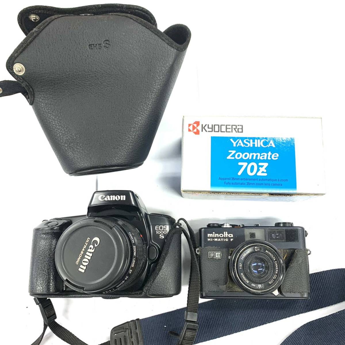 E059 フィルムカメラ まとめ Canon キャノン EOS 1000 S MINOLTA HI