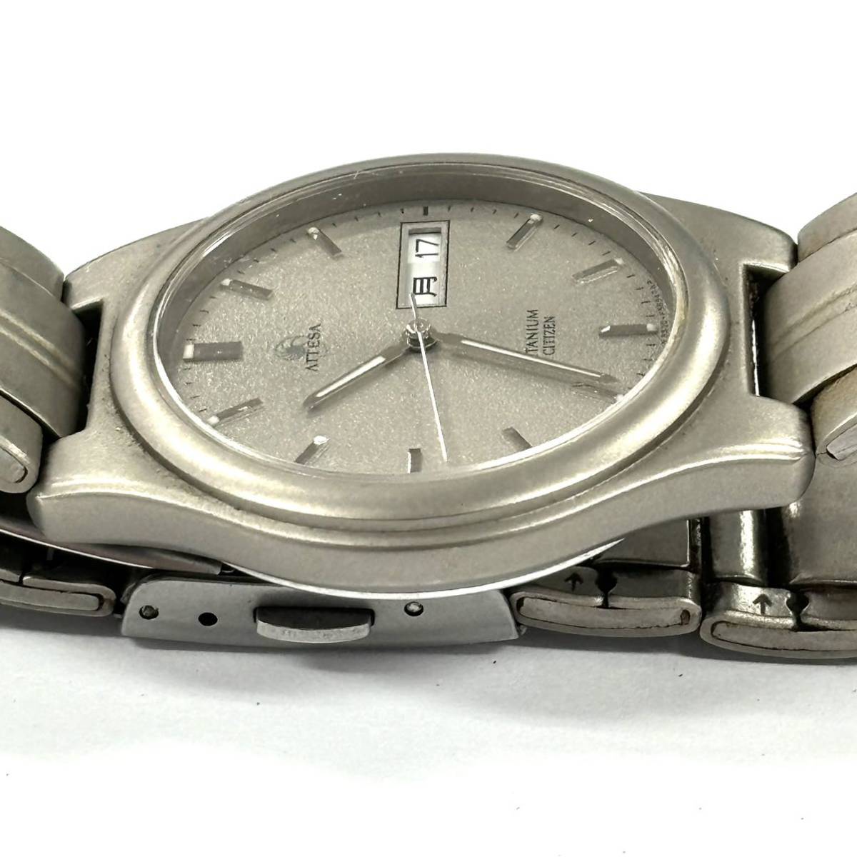 H2673 腕時計 CITIZEN シチズン ATTESA TITANIUM 5500-F52622 TA GN-4-S ジャンク品 中古 訳あり_画像6