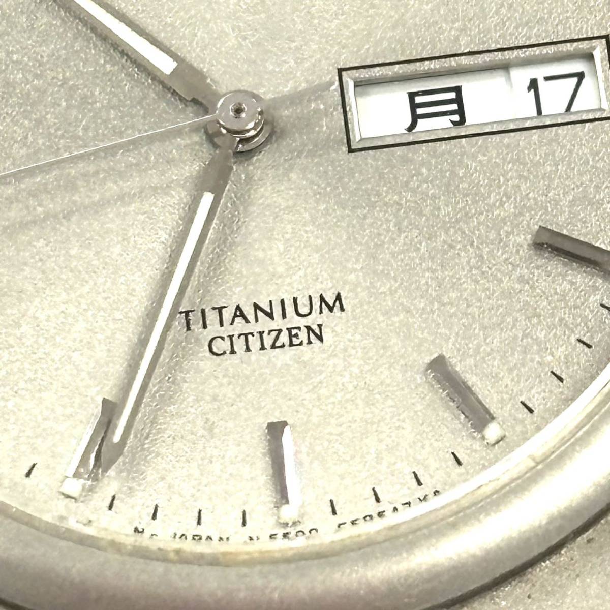 H2673 腕時計 CITIZEN シチズン ATTESA TITANIUM 5500-F52622 TA GN-4-S ジャンク品 中古 訳あり_画像8