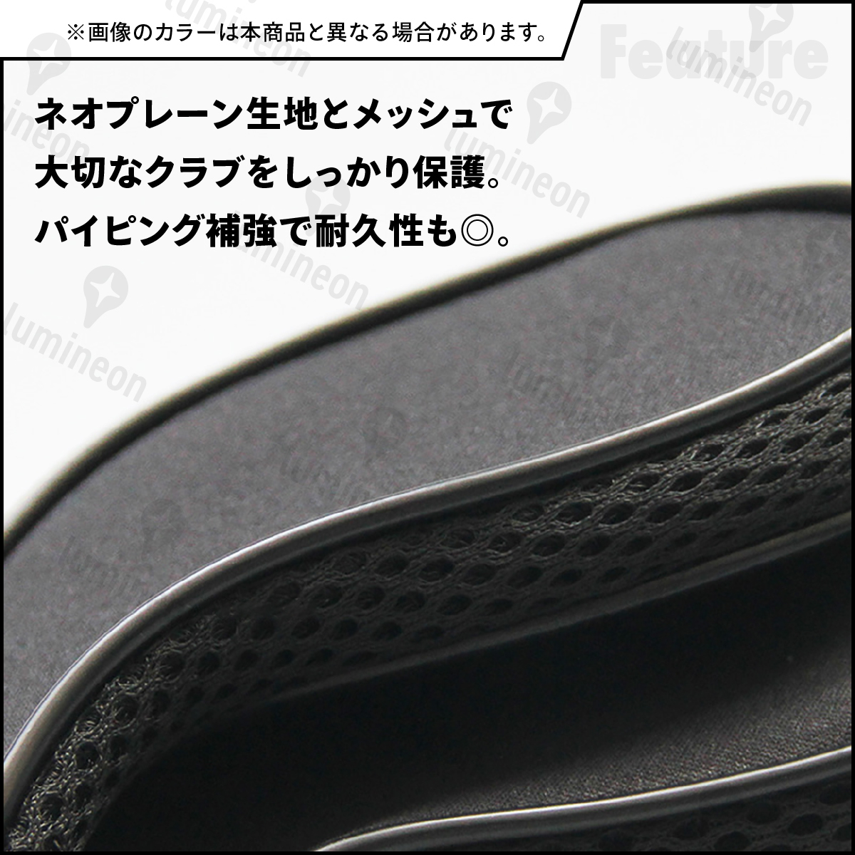 アイアン カバー ヘッド 10点 セット ゴルフ クラブ ブラック ジッパー フード 番手付き 保護 シンプル おしゃれ 高級 プロ 安い g078a_画像2