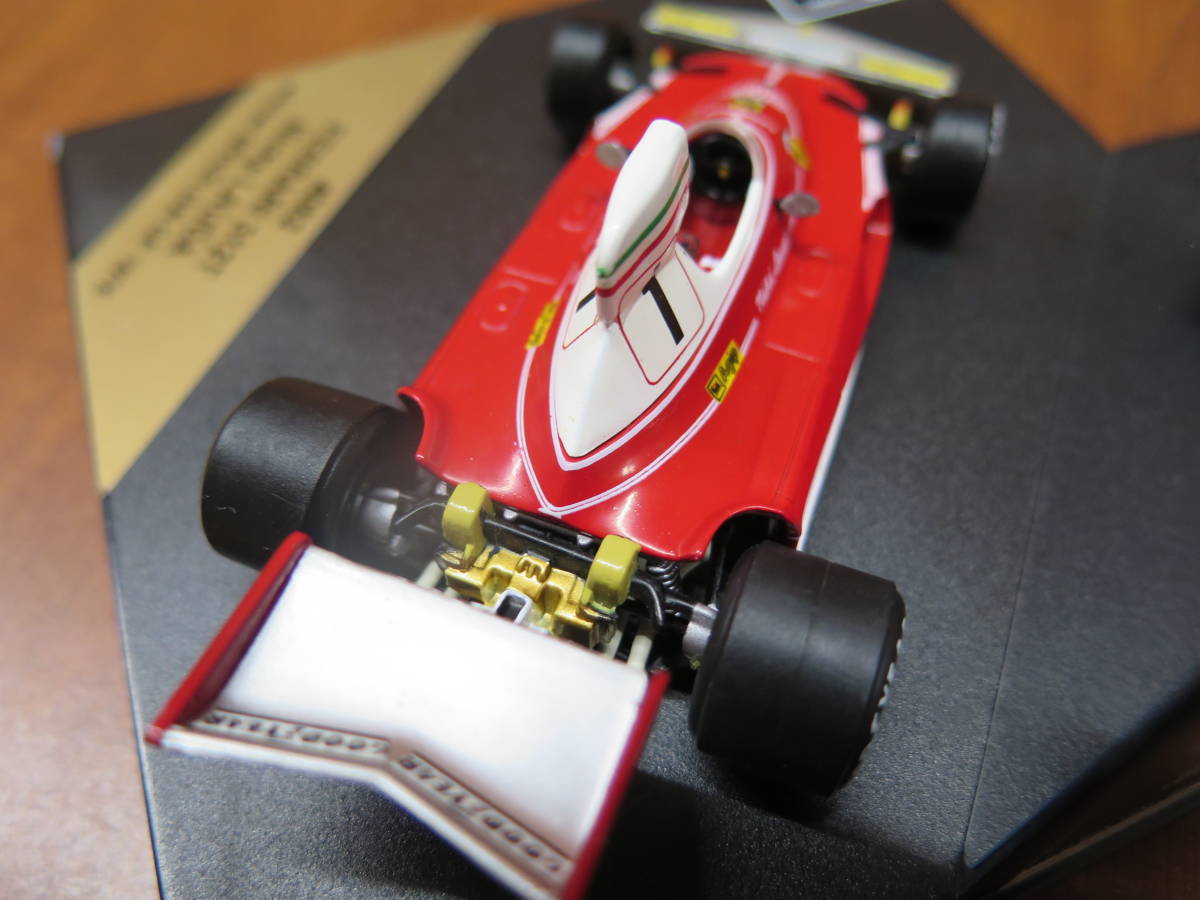 Quartzo カルツォ 1/43 フェラーリ FERRARI 312T ニキ ラウダ Nicky LAUDA ブラジルGP 1976 20年以上前に購入 頭とれました_画像5