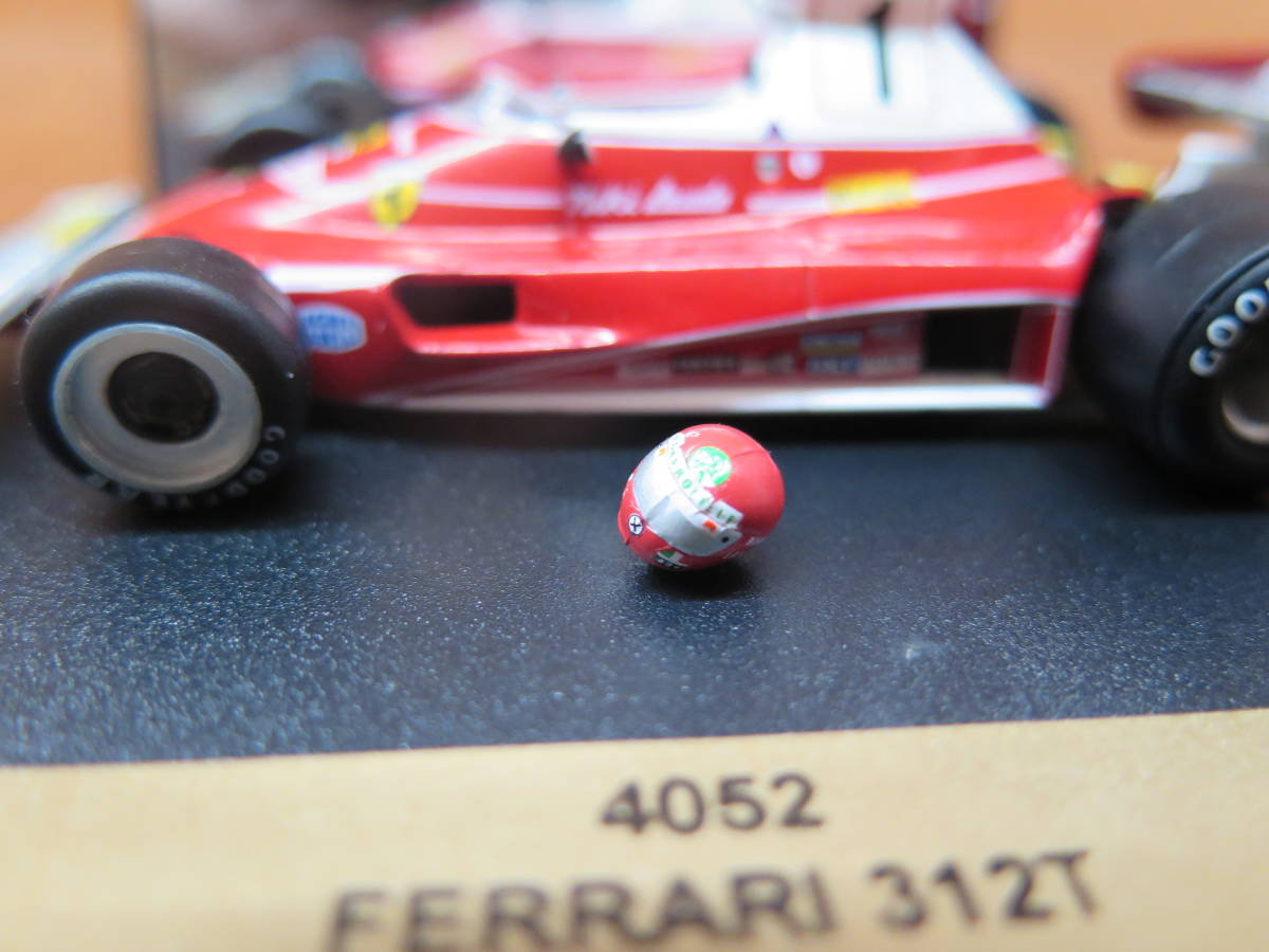 Quartzo カルツォ 1/43 フェラーリ FERRARI 312T ニキ ラウダ Nicky LAUDA ブラジルGP 1976 20年以上前に購入 頭とれました_頭が取れてしまいました。