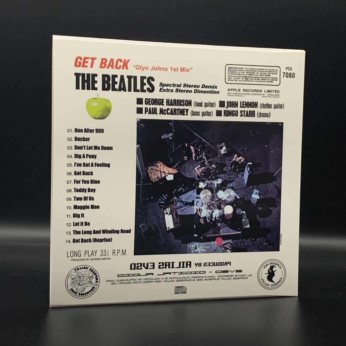 THE BEATLES : GET BACK STEREO DEMIX (CD) 1CD 工場プレス銀盤CD ■欧米輸入限定盤　■限定100セット 通常盤ジャケ違い！_画像4