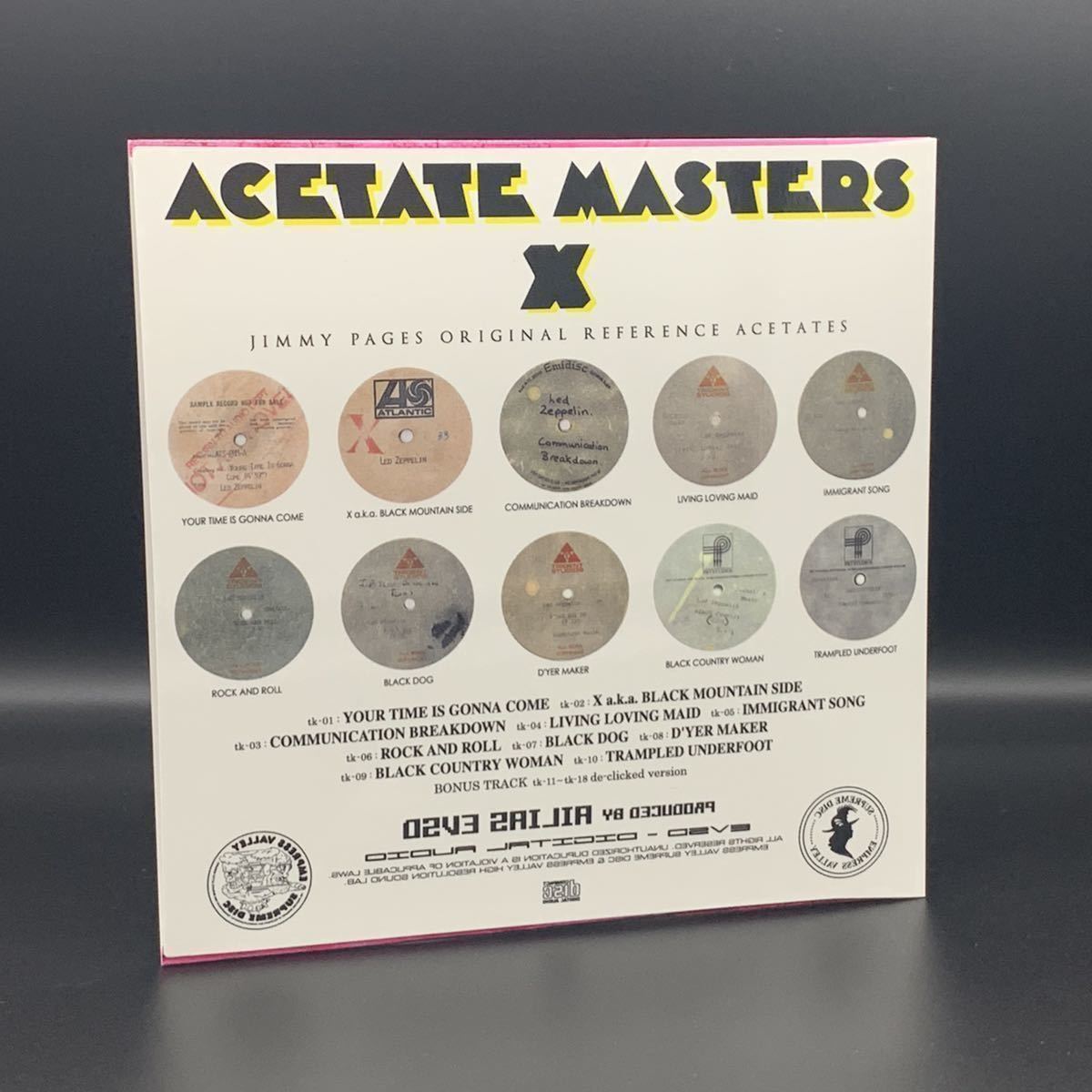 LED ZEPPELIN : X “ACETATE MASTERS” 「Xの謎」初登場メタルアセテート！阪神タイガース日本一セール！！_画像3