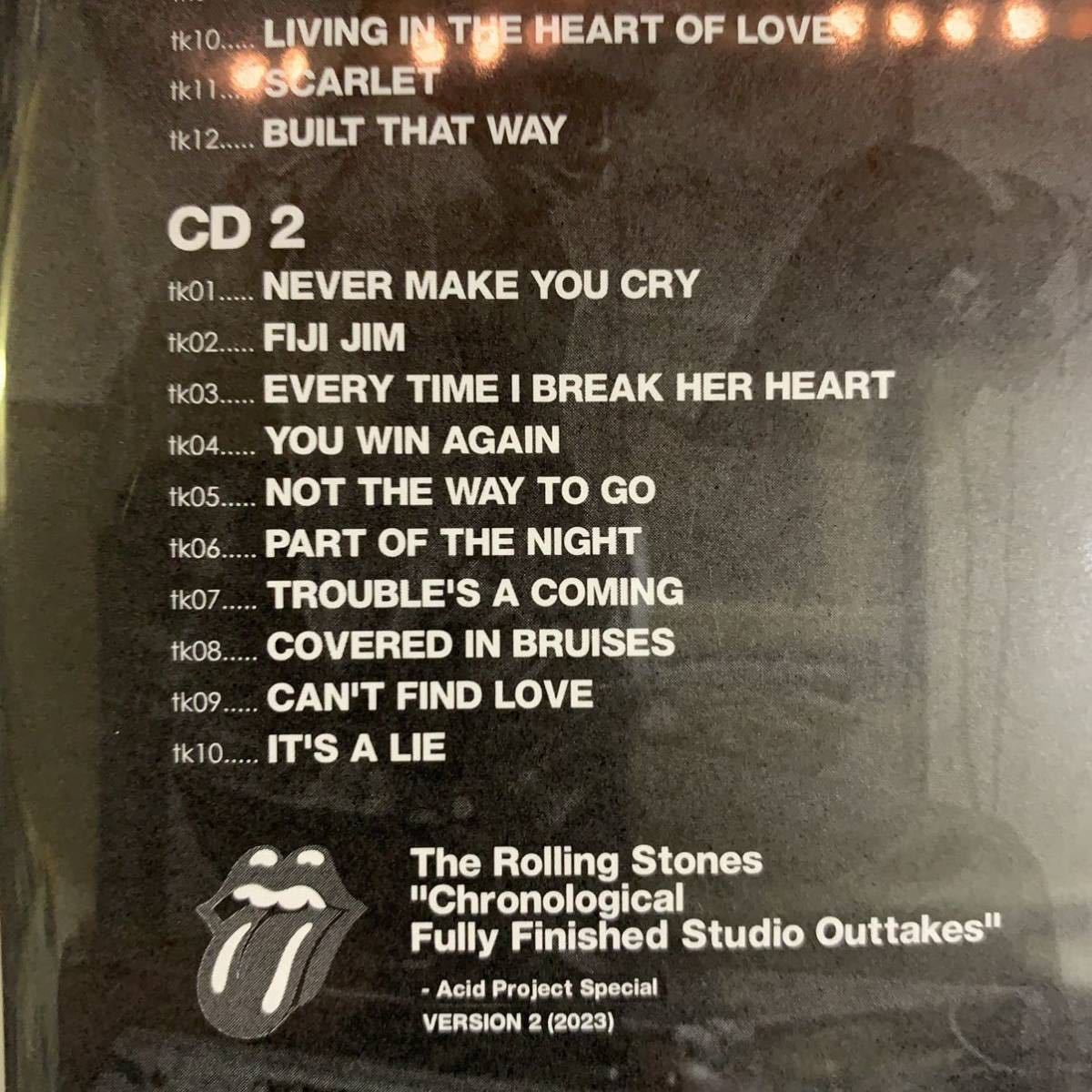 THE ROLLING STONES / Chronological Fully Finished Studio Outtakes Acid Project Special Version 2 (2023) 4CD 最新バージョン！_画像4