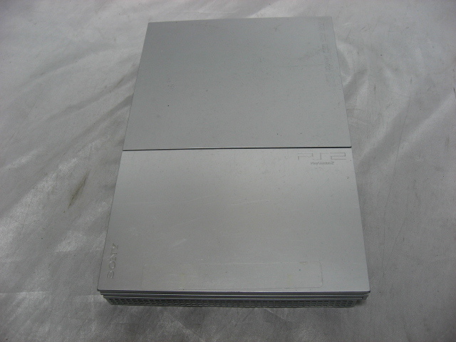 PlayStation2 サテン・シルバー 　SCPH-90000SS　プレステ2　PS2　本体のみ　動作品_画像1