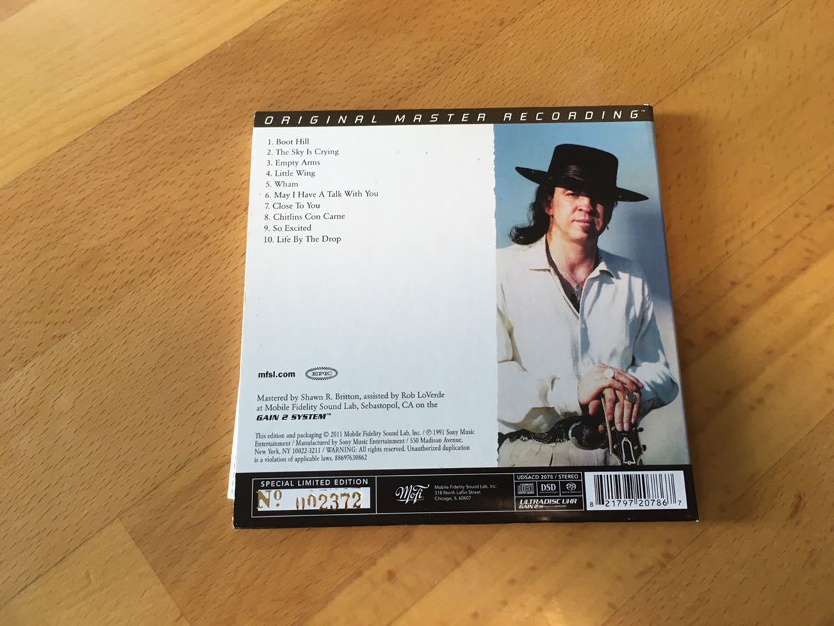 Stevie Ray Vaughan / The Sky is Crying(MFSL Hybrid SACD) Mobile Fidelity Sound Lab： UDSACD 2078_画像2